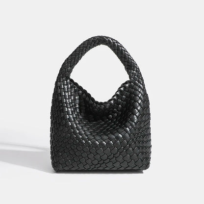 Designer bag Luxury 2025 woman bag Brand New Product PU Small size hand-woven bucket bag High quality Women's handbag