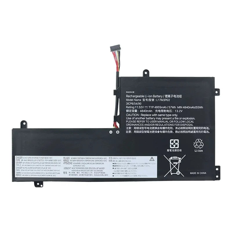L17M3PG2 11.52V 57Wh for Lenovo Legion Y530-15ICH Y540-15IRH Y540-17IRH Y730 Y740 Y7000 Y7000P 2019 Series Laptop Battery