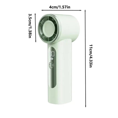 Portable Fan For Travel Mini: Small Pocket Handheld Fan Personal Rechargeable Turbo USB High Speed Keeping Cool In Hot Weather