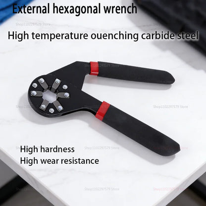 Magic Wrench 6 Inch 8 Inch Multi-purpose Hexagonal Alloy Steel Manual Clampable Movable Hexagonal Wrench Multifunctional wrench