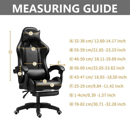 Gaming Chair Cover Stretch Milk Silk Solid Color Swivel Chair Dust Protection Cover Office Computer Athletic Use Seat Cover
