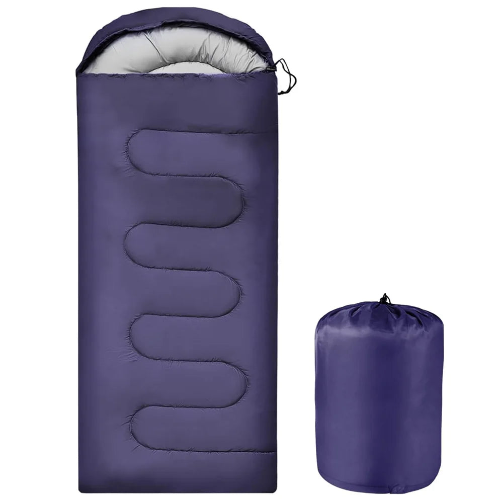 Camping Sleeping Bag Ultralight Waterproof 4 Season Warm Envelope Backpacking Sleeping Bags for Outdoor Traveling Hiking
