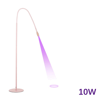 UV Lamp Eyelash Noise Reduction Foot Switch 10W Fast Dry Polish Lash UV Glue Curing Beauty Salon Eyelash Extension Light