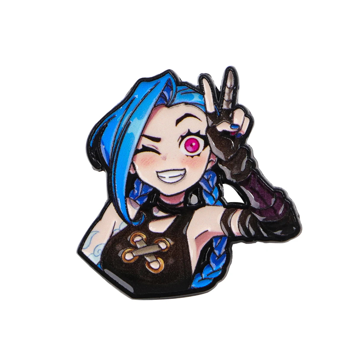 Cute Anime Game Girl Enamel Pin Women's Brooch Lapel Pins Backpack Brooches for Clothes Badges Cute Fashion Jewelry Accessories