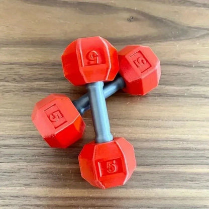 2 Pcs/set Toy Dumbbells Innovative Miniature Plastic Baby Dumbbell Set - Creative Toys for Toddlers