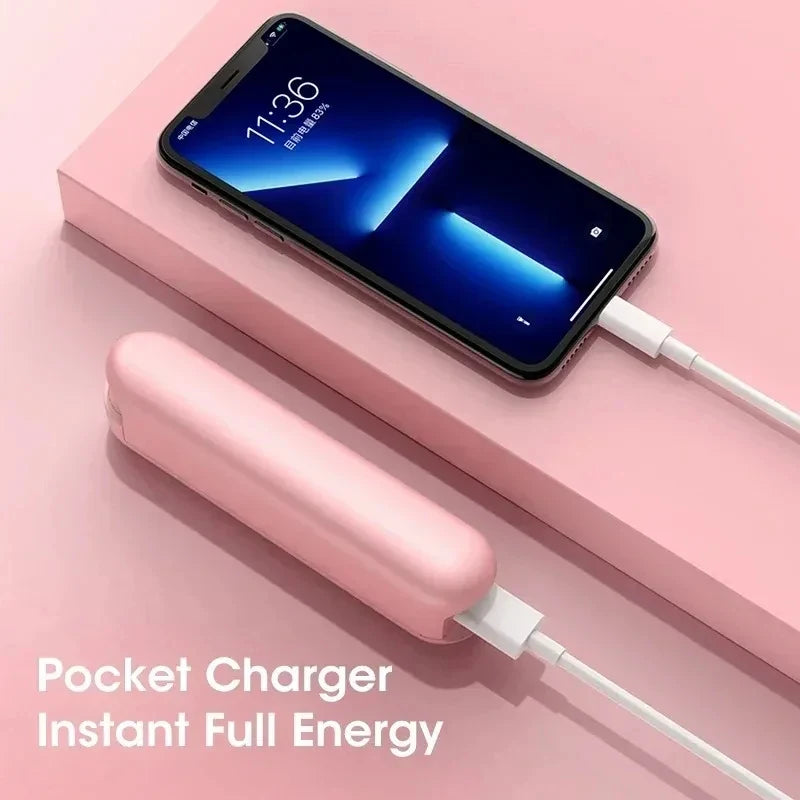Portable 3 IN 1 Mini Handheld Fan USB Rechargeable Small Pocket Battery Operated Fan with Power Bank