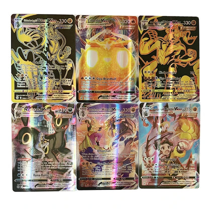 Deutsch Pokemon Cards in German Vstar Vmax GX Limited Shiny Rainbow Arceus Pikachu Charizard Holographic Playing Cards Kids Gift