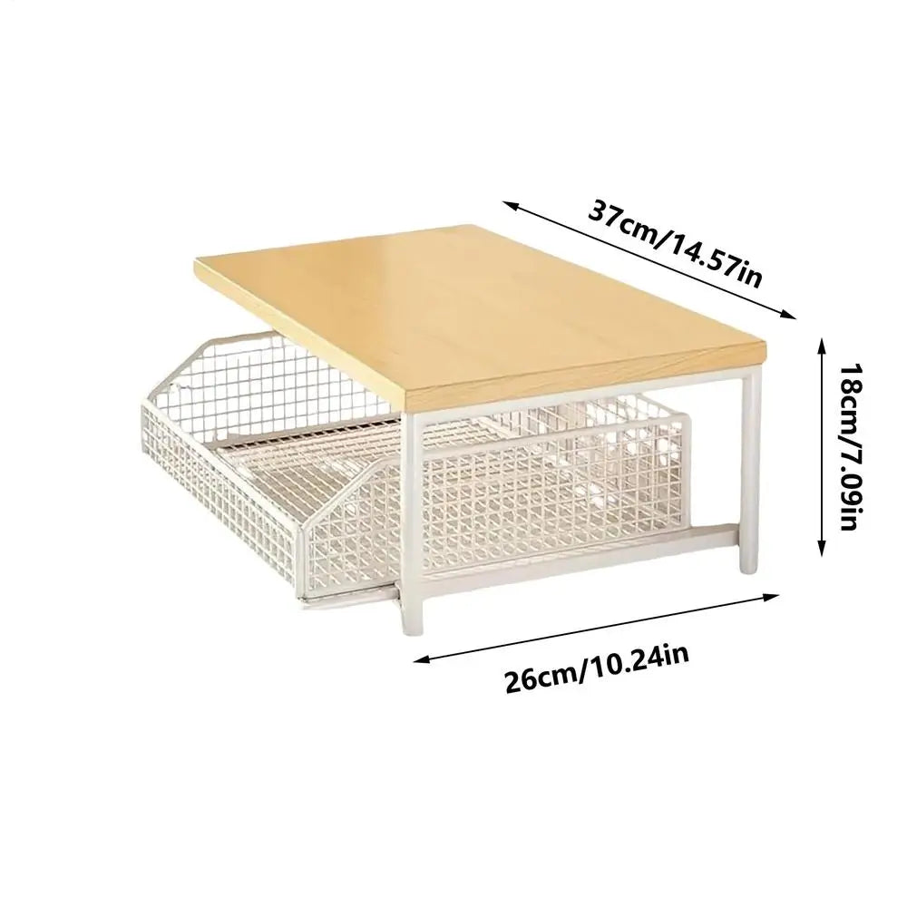 Kitchen Shelf Vertical 2-Tier Organizer Rack Household Organizer Shelves for Pantry Kitchen Bathroom Garage Shower Bar Apartment