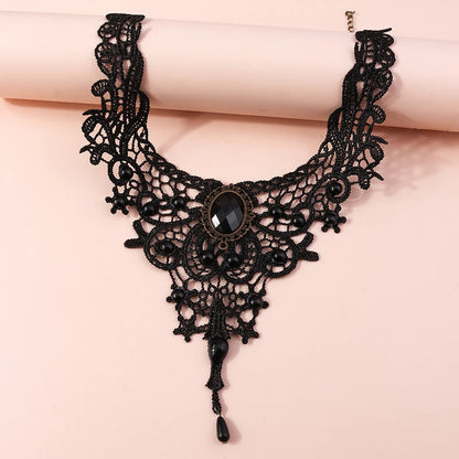 Elegant Black Lace Necklace for Women Collar Femme Choker Necklaces Girls Party Festival Jewelry Gifts