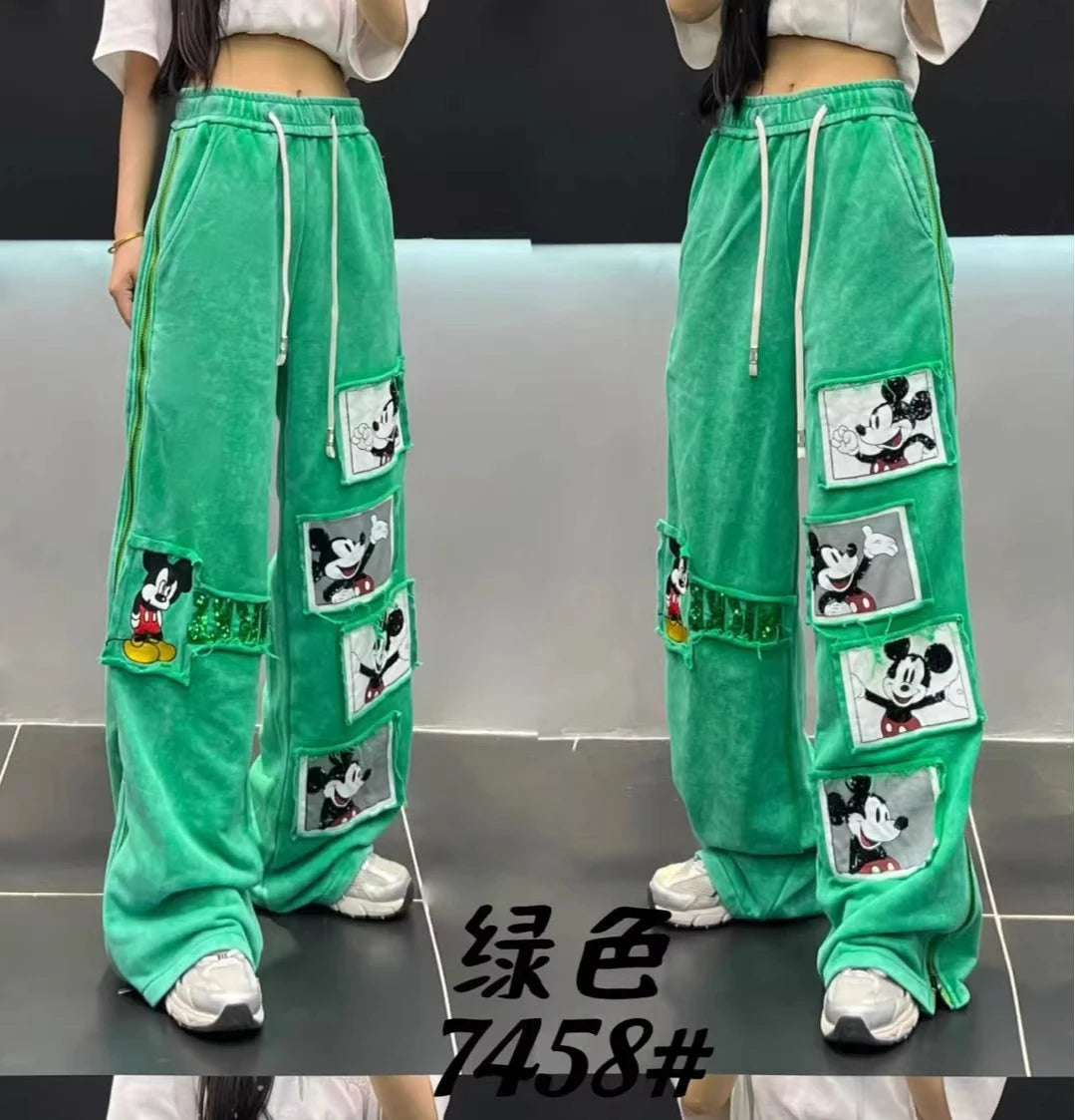 Original Design Sense Long Slacks 2025 Autumn New Fashionable Loose Casual Pants Ladies With Draped Straight Wide-Leg Trousers