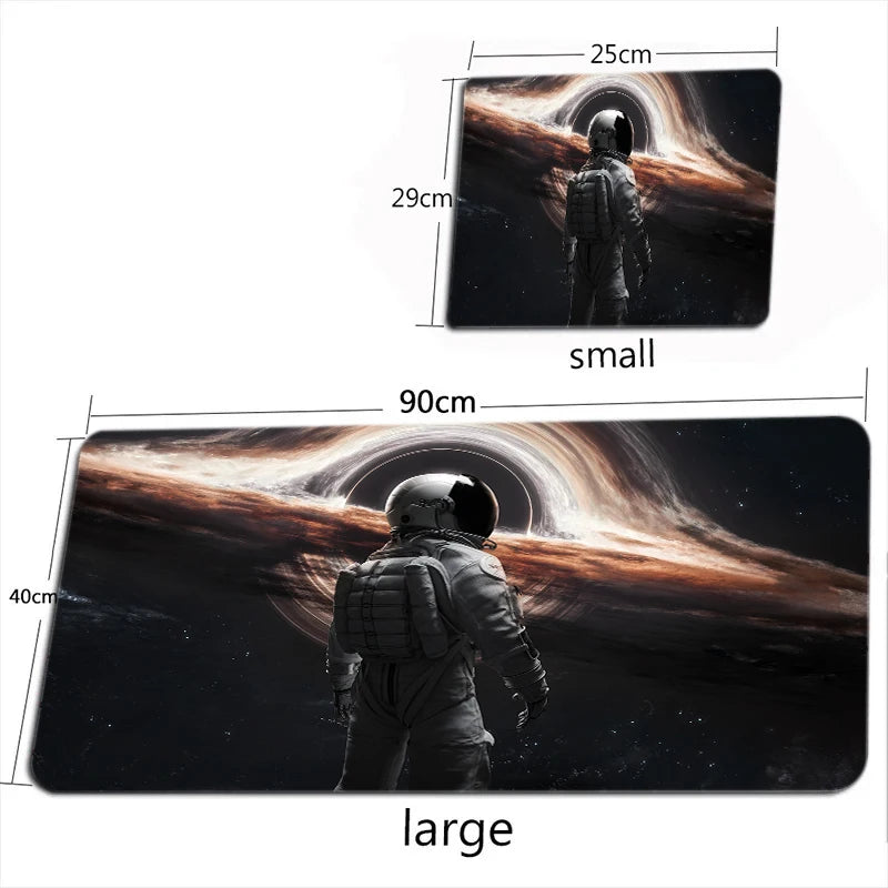 Space Astronaut Mouse Pad New Large Computer Office Game Table Mats XXL Rubber Anti-slip Gaming Keyboard Mousepad Long Desk Pads
