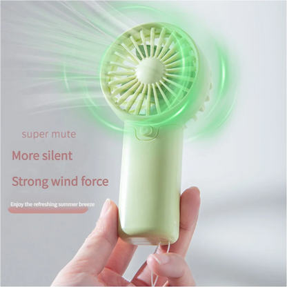 MEET SUN Portable Fan, Creative Compact Pocket Handheld Fan, Lightweight Mini Fan (AAA Batteries Not Included)