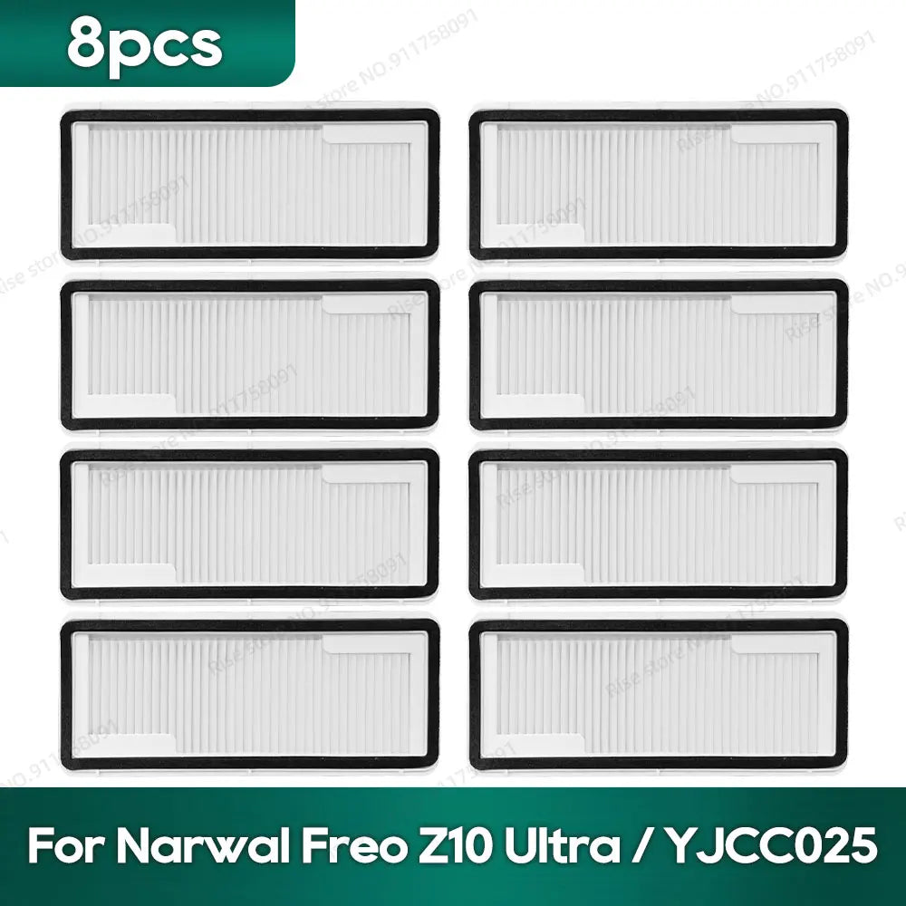 Compatible for Narwal Freo Z10 Ultra / YJCC025 Accessories Roller Brush Hepa Filter Dust Bag Mop Cloth