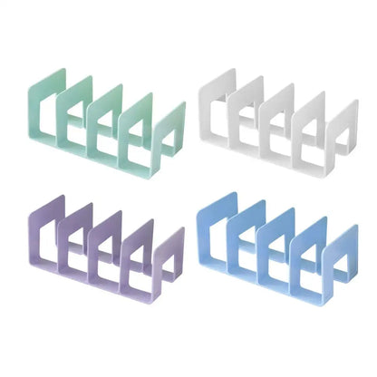 Bookends Stand Bookshelf Desktop Decor Storage Rack Bookend Book Holder School Stationery Office Desktop File Organizer
