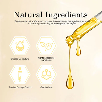 Nail Art Nutrition Liquid Hydrating Natural Dried Flower Nutrient Prevent Agnail Cuticle Soften Oil Treatment Nail Care
