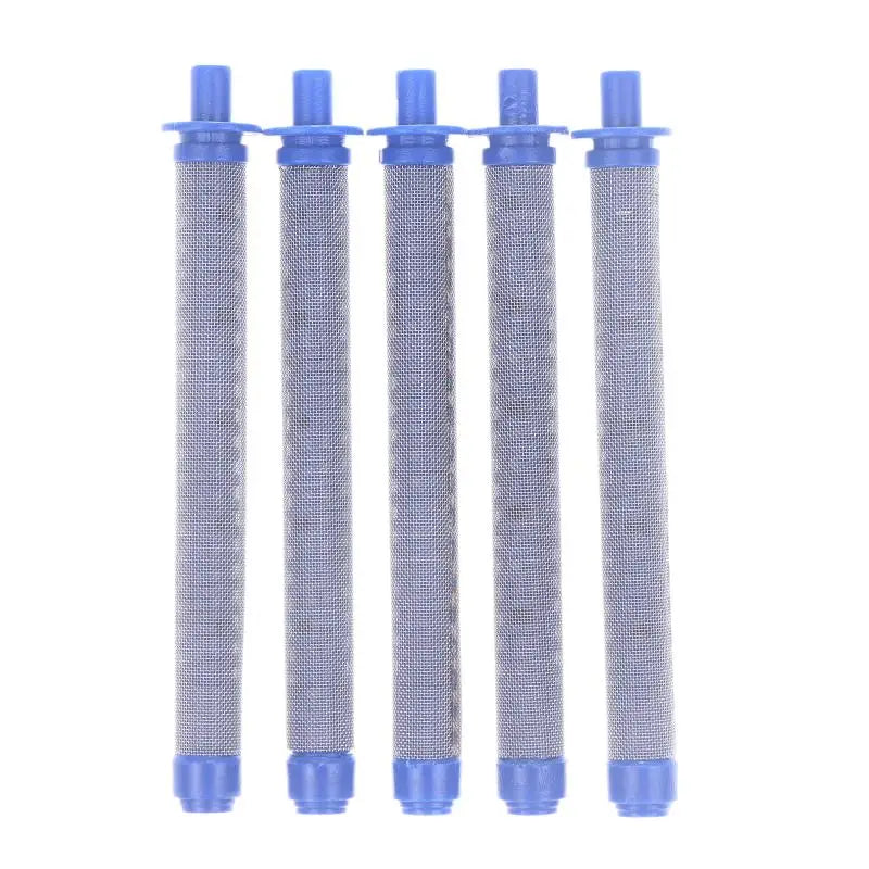 Spray Gun Accessories - 5/10 PCS 60 Mesh Filters: Blue, Airless, High Pressure Rating.