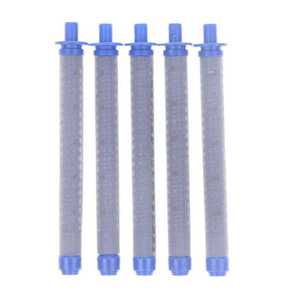 Spray Gun Accessories - 5/10 PCS 60 Mesh Filters: Blue, Airless, High Pressure Rating.
