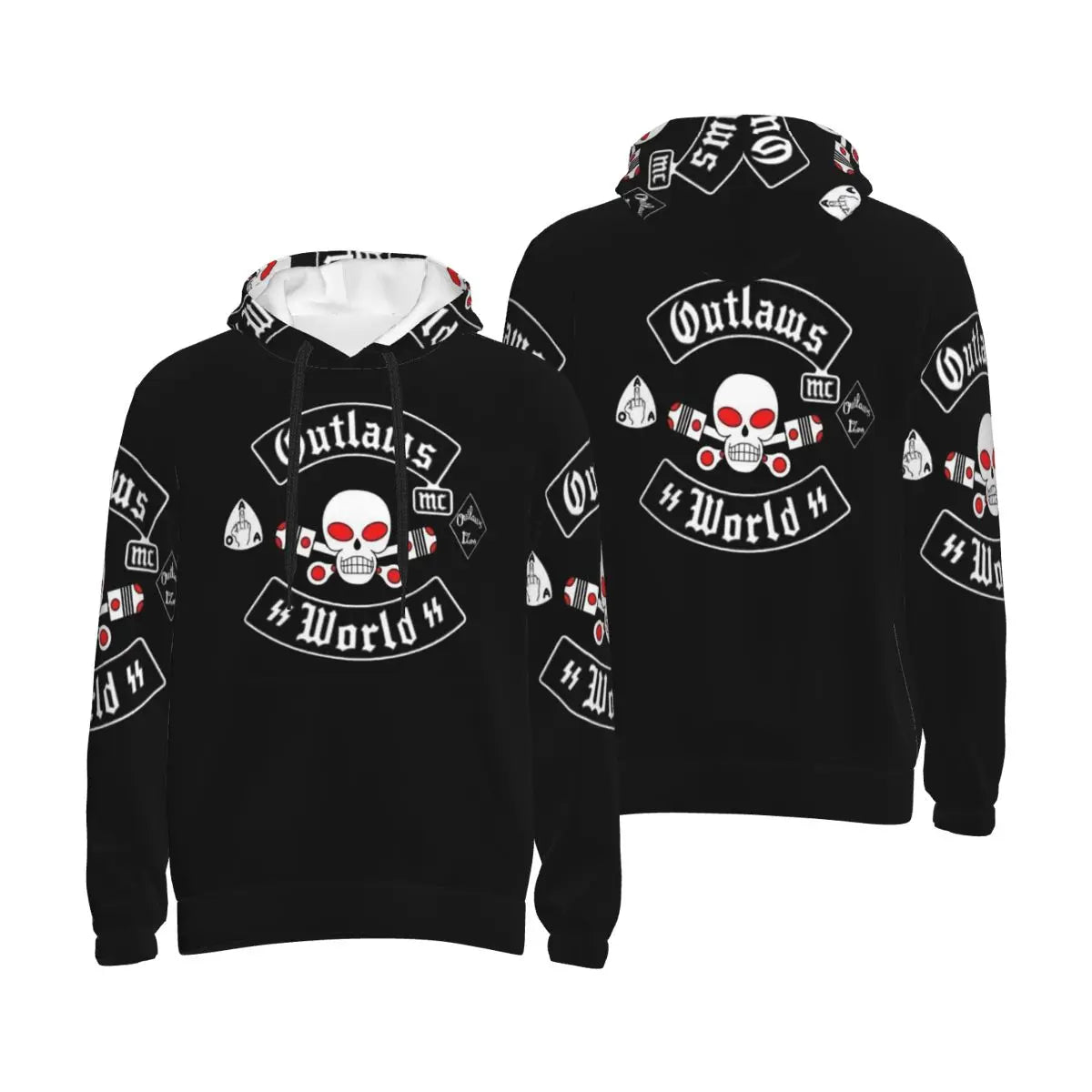 Outlaws Mc Support Hoodie Harajuku Pullover Autumn Winter Men Women Sweatshirts Long Sleeve Tops