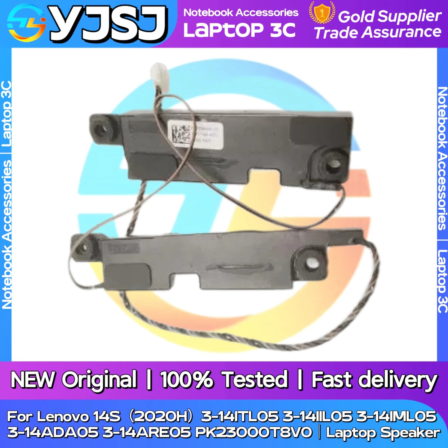 New Original Laptop Speaker For Lenovo 3-14ITL05 3-14IIL05 3-14IML05 3-14ADA05 3-14ARE05 PK23000T8V0 built-in speaker horn audio