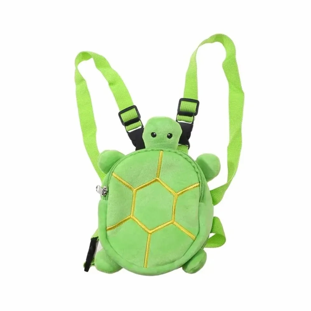 Soft Turtle Shape Dog Backpack Cartoon Portable Dog Snack Bag Large Capacity Adjustable Puppy School Bag Pet Supplies