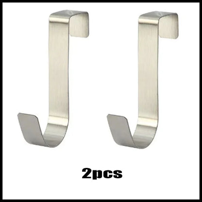 S-Shaped Metal Hook Cabinet Door Hanging Rack Gadgets Holders Desk Shelves Kitchen Utensils Storage Organizer Bathroom Accessori