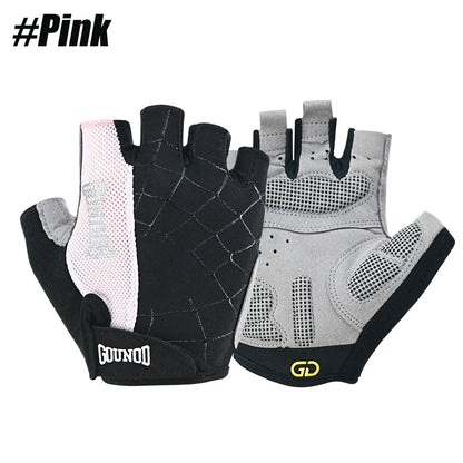 1 Pair Gym Gloves, Workout Gloves, Fingerless Gloves for Weightlifting, Lightweight Breathable Fitness Gloves, Sports Gloves