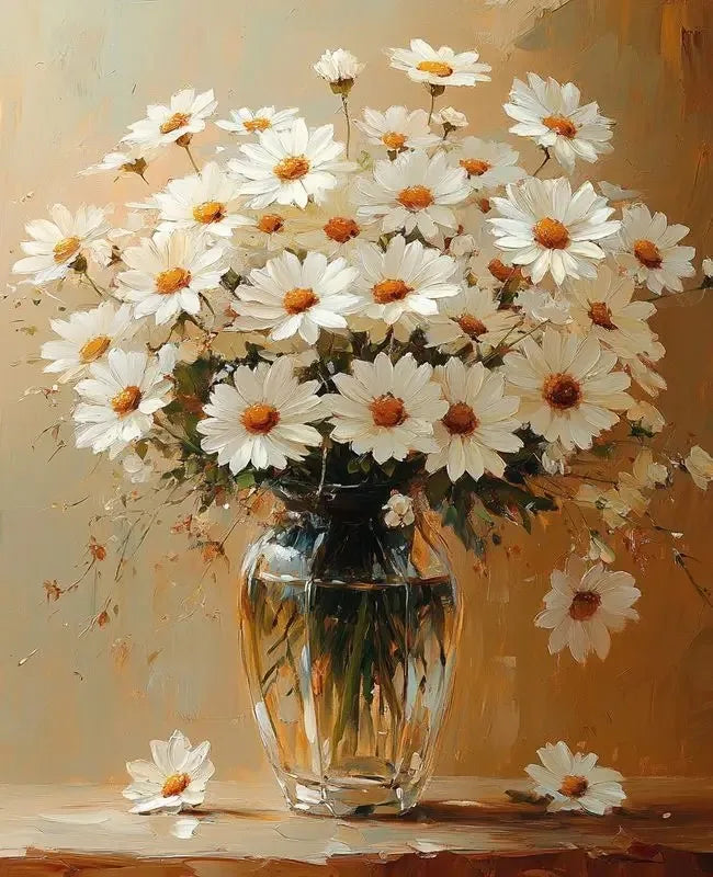 Diy Paint By Number Kits Adults Oil Painting Package Drawing By Numbers Home Wall Decor Flower Canvas Picture