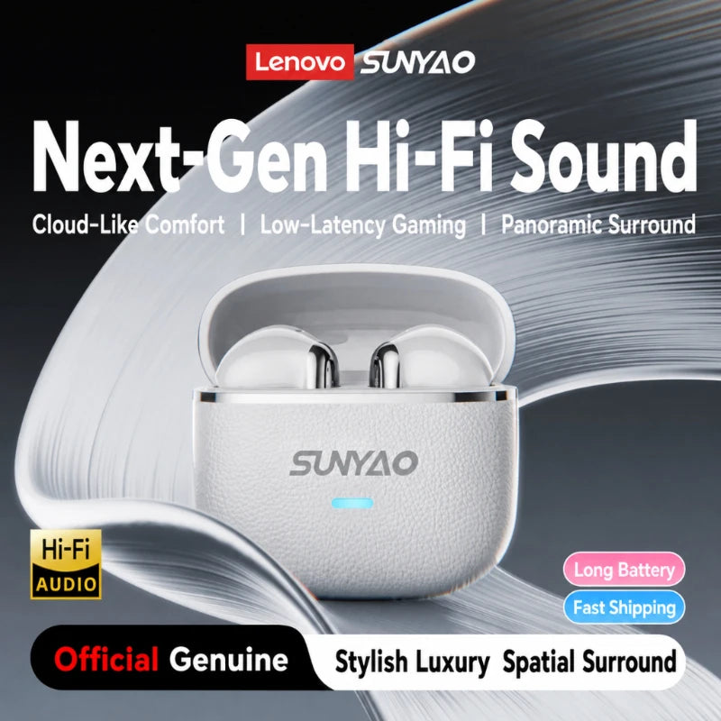 Lenovo LE230 Wireless Earphones Low Latency Stable 6.0 Bluetooth Headphones HiFi Stereo Music HD Call Fashion TWS Earbuds Choice