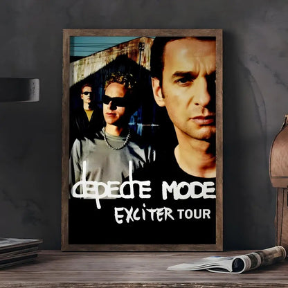 D-Depeche-M-Mode Band Painting Calligraphy Wall Art HD Canvas Oil Painting Posters Prints Home Bedroom Living Room Decor Gift