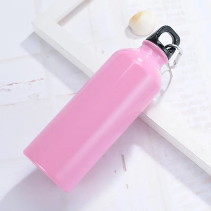 (12pcs) Camping Alloy Water Bottle 500ml Lightweight Single Wall Soft Camping Cycling Water Bottle