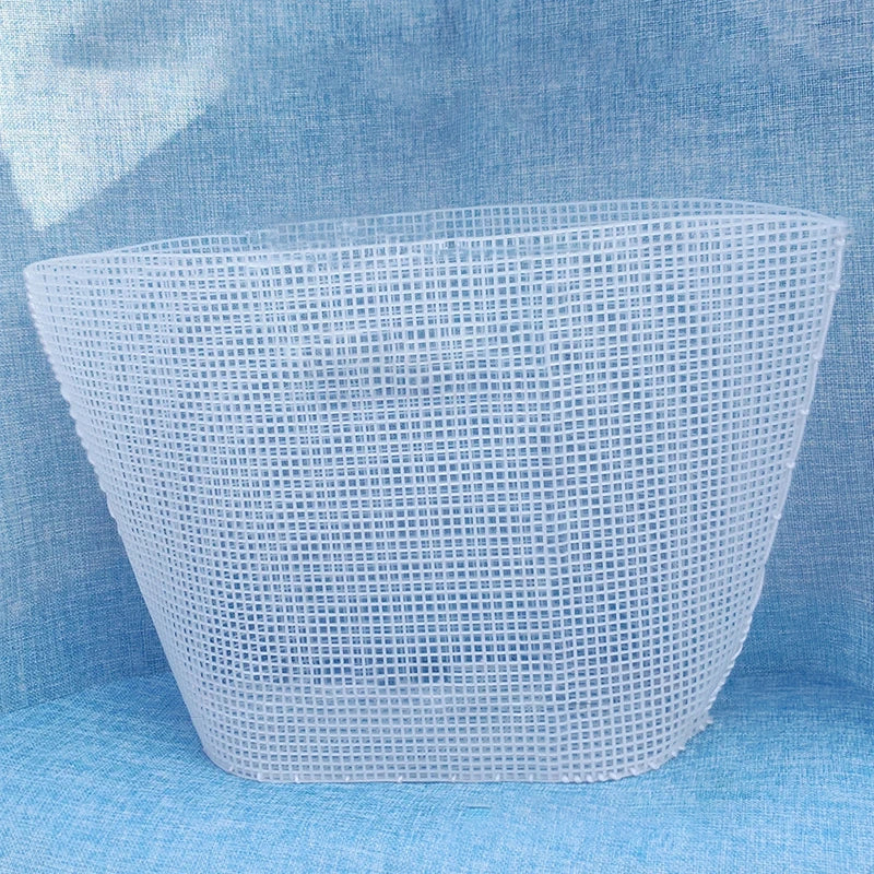 Embroidery Bucket Bag Auxiliary Knitting Sewing Weaving Plastic Mesh Sheet for DIY Accessories Handmade Easy Knit Helper