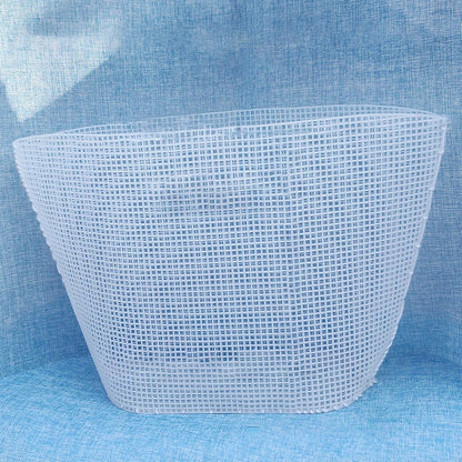 Embroidery Bucket Bag Auxiliary Knitting Sewing Weaving Plastic Mesh Sheet for DIY Accessories Handmade Easy Knit Helper