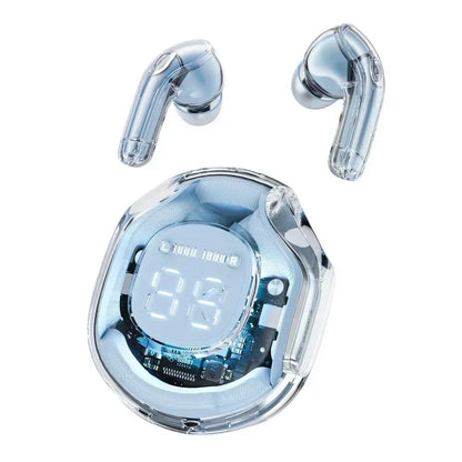 T8 PRO TWS Bluetooth-Ohrhörer, transparent mit LED-Digitalanzeige, kabelloser In-Ear-Kopfhörer für Xiaomi, Huawei, iPhone