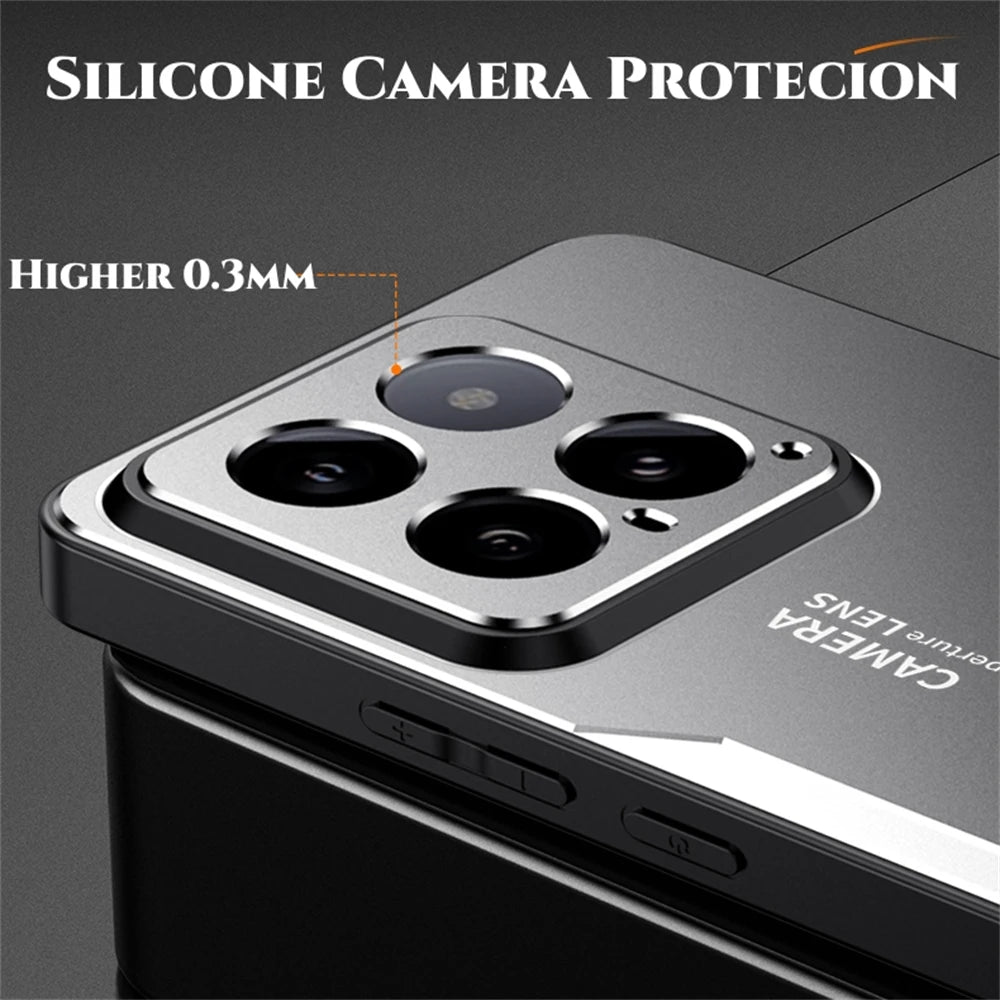 ShockProof Alloy Metal Case For Xiaomi 17T 15T 13T 14T 12T 11T 12X 15 14 13 12 Mi 11i 17 Pro Max Silicone Back Cover Shell Cases