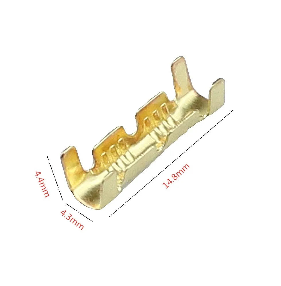 50Pcs Docking connector line pressing button quick connect terminal wiring steel