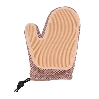 Pet Grooming Glove Efficient Cat Dog Hair Remover Gentle Massage Tool Double Sided Brush Stress Free Easy Hand Wash Remover Glov