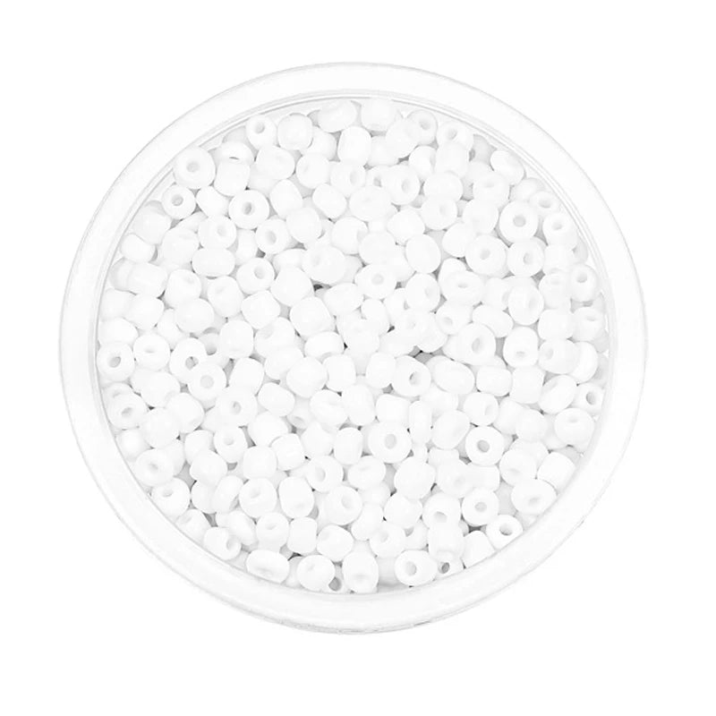 1000/500pcs 3/4mm Glass Seed Beads DIY Accessories Jewellery Making Materials Supplies Pony Bead For Craft Bracelets Jewelry