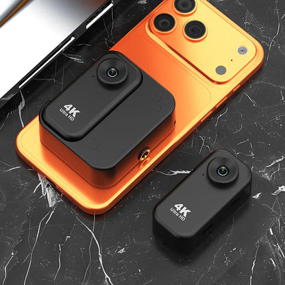 4K Thumb Camera Ultra-HD Action Camera Vlogging Image Stabilization First-Person View Cycling Chest-Mounted Camera