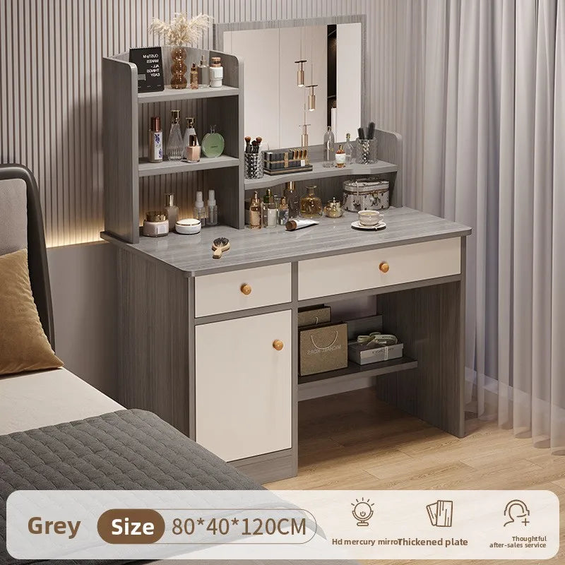 Firm Dresser, chest, integrated girls' bedroom, simple worktable with mirror, makeup table