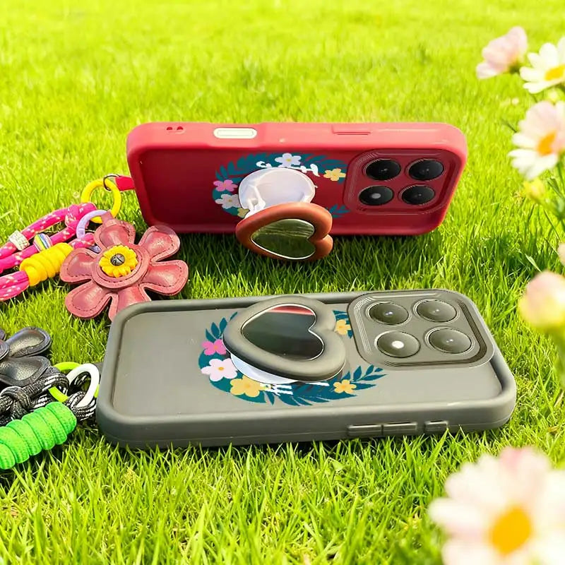 3pcs( Colorful garland  Phone Case+Lanyard+Craft Embellishments) for Xiaomi 15T/15TPro/14/14T/17Pro/14TPro/17 ProMax  Phone Case