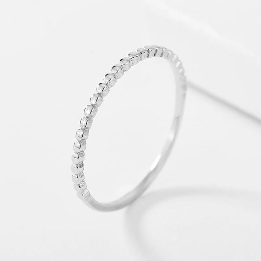 Women Fine Jewelry S925 Sterling Silver Thin Rings Female Korean New Arrival Simple bague bague femme anillos de plata Lady Gift