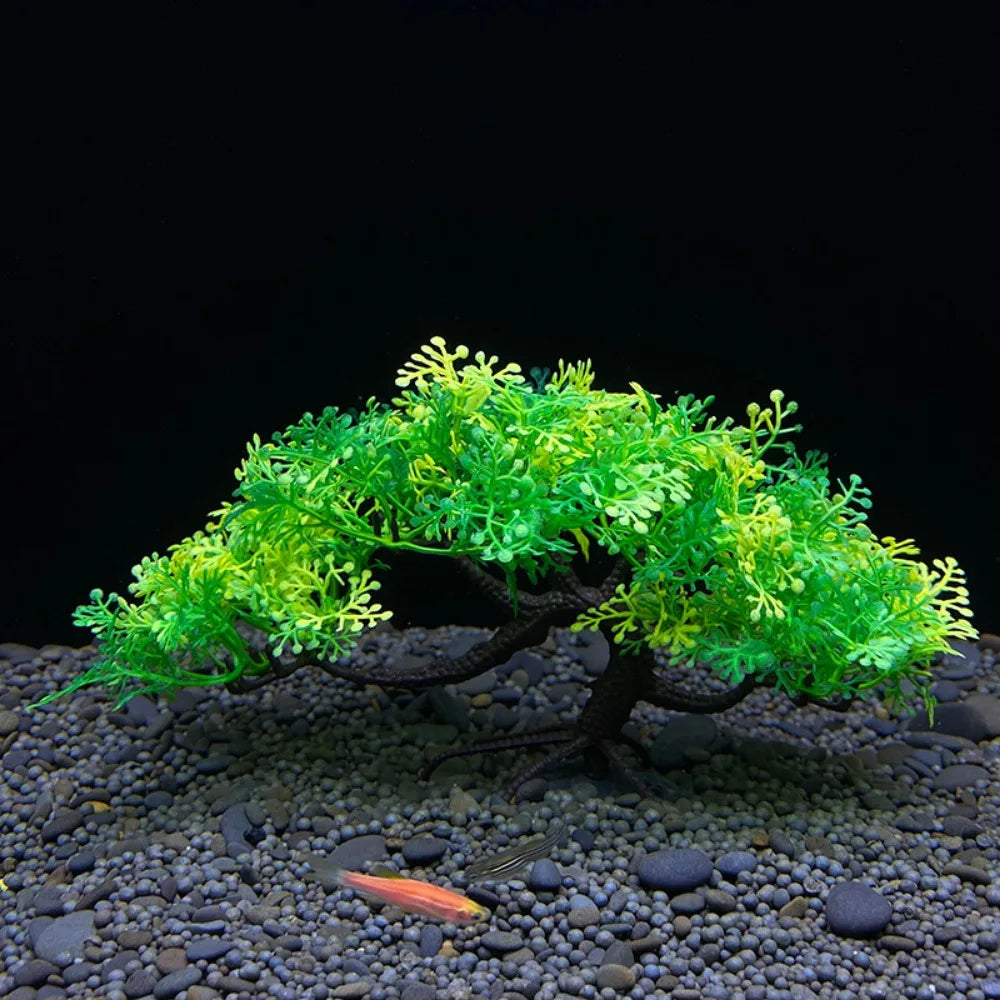 Plastic Artificial Pine Tree Underwater Plant Water Grass Simulated Plant Fish Tank Landscaping