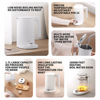 MIJIA Smart Kettle 2 Pro Electric Kettles Kitchen Appliances LED Display 24H Intelligent Temperature Constant MIJIA app CN