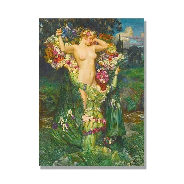 Canvas Painting Wall Art Famous Beautiful Sexy Woman Posters and Prints Picture For Bedroom Office Home Decor Cafe Cuadros