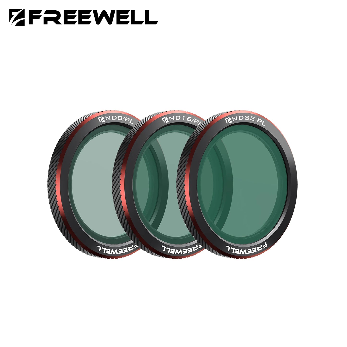 Freewell 3 Pack Magnetic Filters ND, UV, CPL, ND/PL, Glow Mist 1/4 Filter Compatibility DJI Neo 2 Camera Photography Accessories