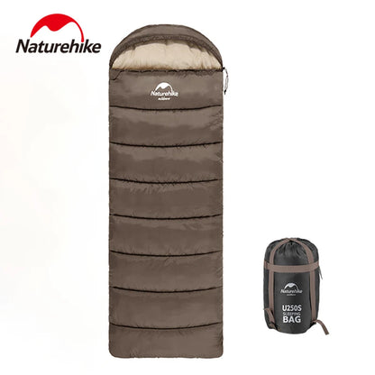 Naturehike Warm Sleeping Bag Ultralight Waterproof Splicable Double Sleeping Quilt Outdoor Winter Envelope Sleeping Bags