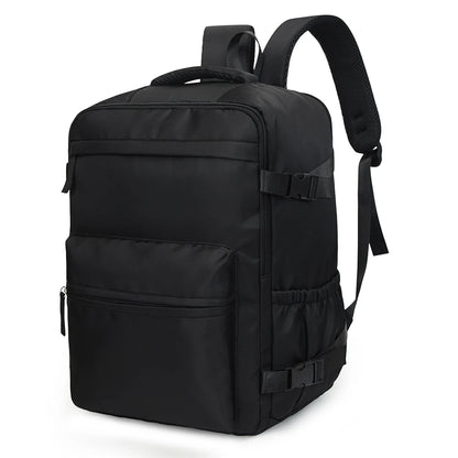 Backpack for Men and Women, Simple Business Trip Luggage Bag, Boarding Travel Bag, Large Capacity Backpack