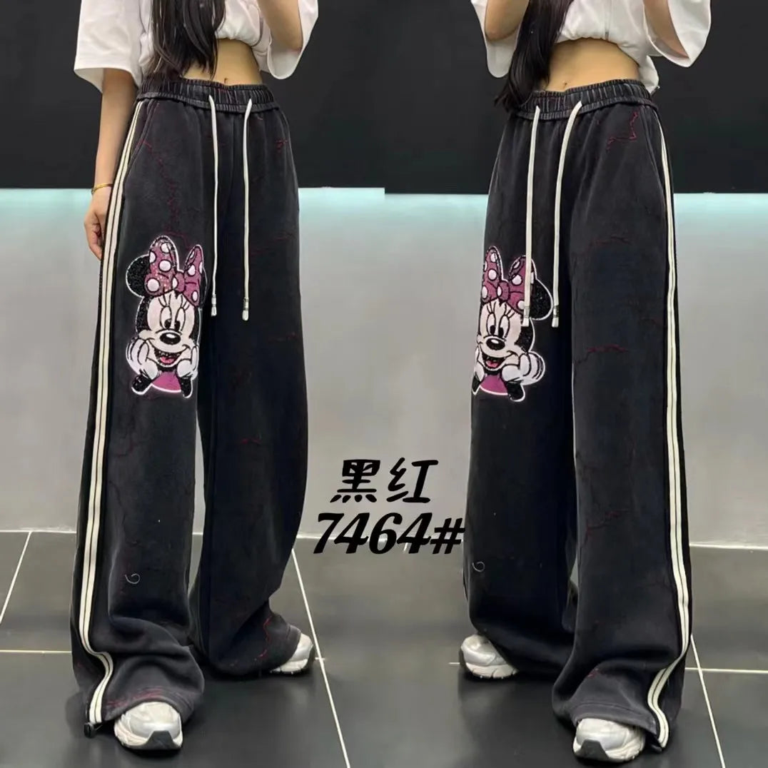 Original Design Sense Long Slacks 2025 Autumn New Fashionable Loose Casual Pants Ladies With Draped Straight Wide-Leg Trousers