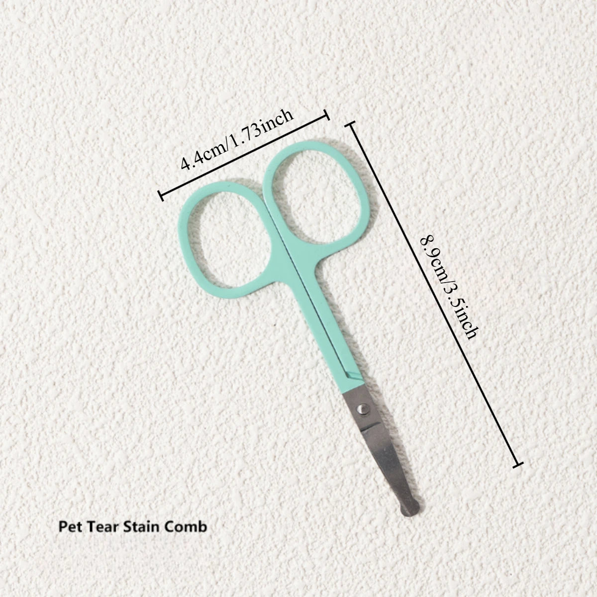 Pet Grooming Set - Pet Eye Brush, Pet Eye Scissors - Gentle Tear Stain Remover & Fur Deshedding Tool, Suitable for Dogs & Cats,