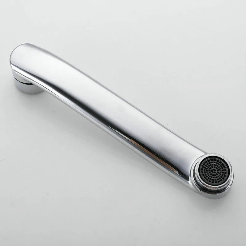Stainless Steel Sink Faucet Pipe In-wall Water Outlet Elbow S-bend Extension Tube Bathroom Kitchen Faucet Leaking Repair Parts